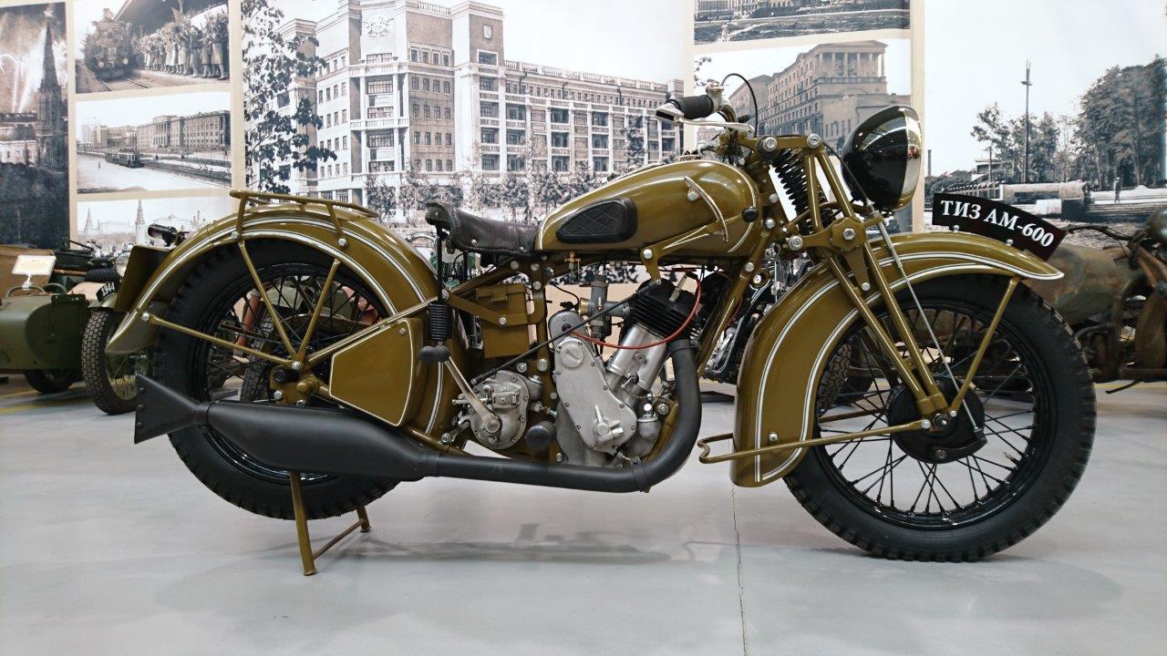 В музее автотехники УГМК появился уникальный мотоцикл